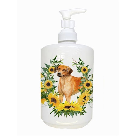 Carolines Treasures Rhodesian Ridgeback Ceramic Soap Dispenser CK2868SOAP